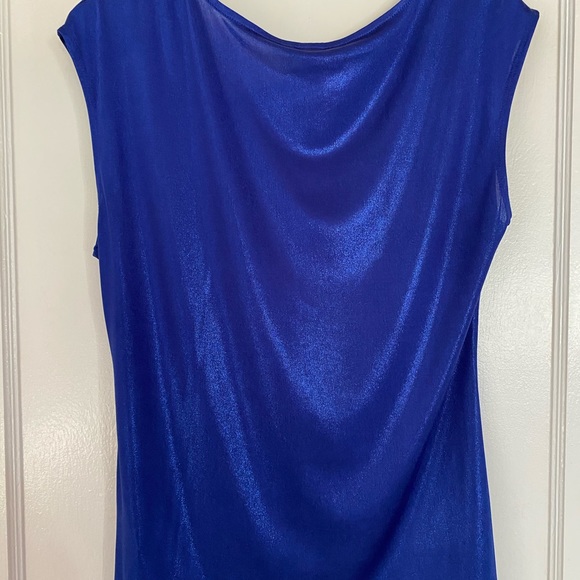 H&M blue shimmering top - Picture 2 of 3